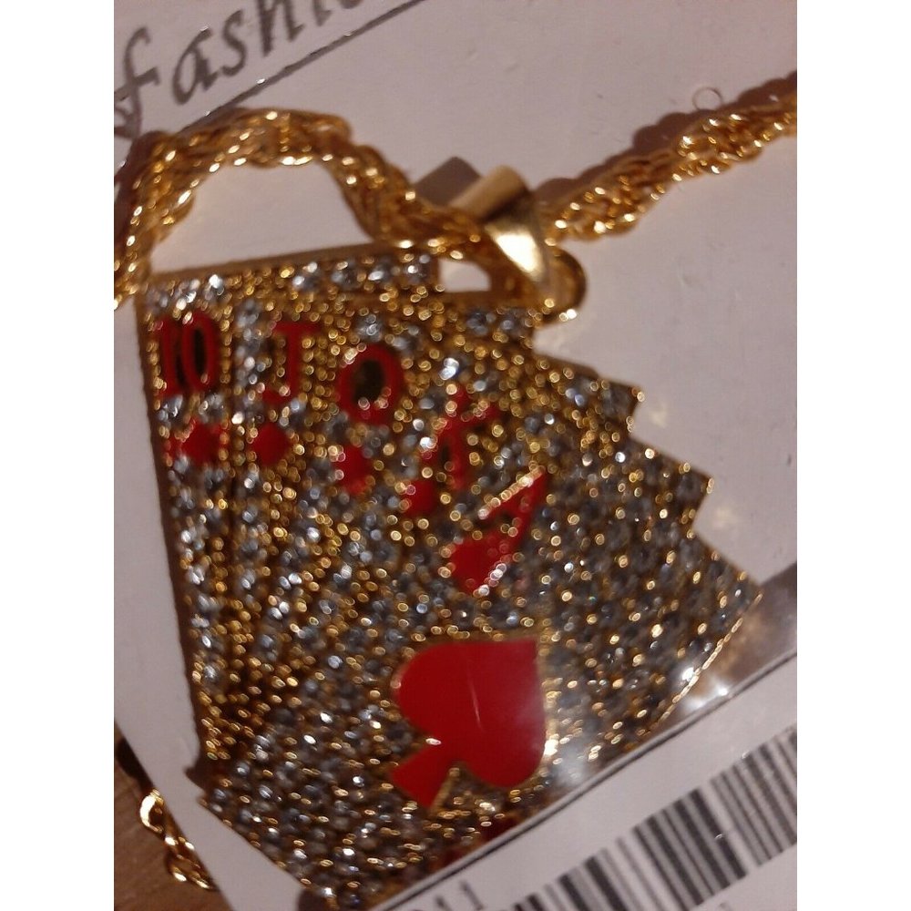 Poker Charm Necklace